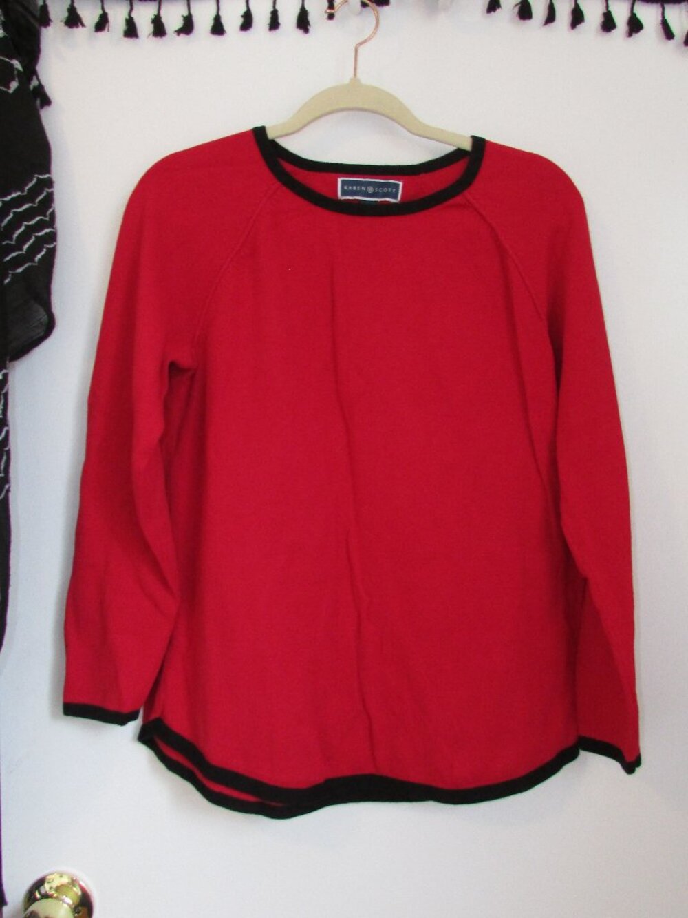 Karen Scott Red Sweater